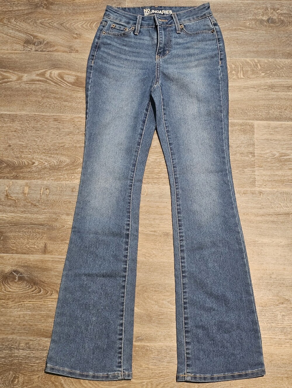 No Boundaries Medium Blue Flare Jeans